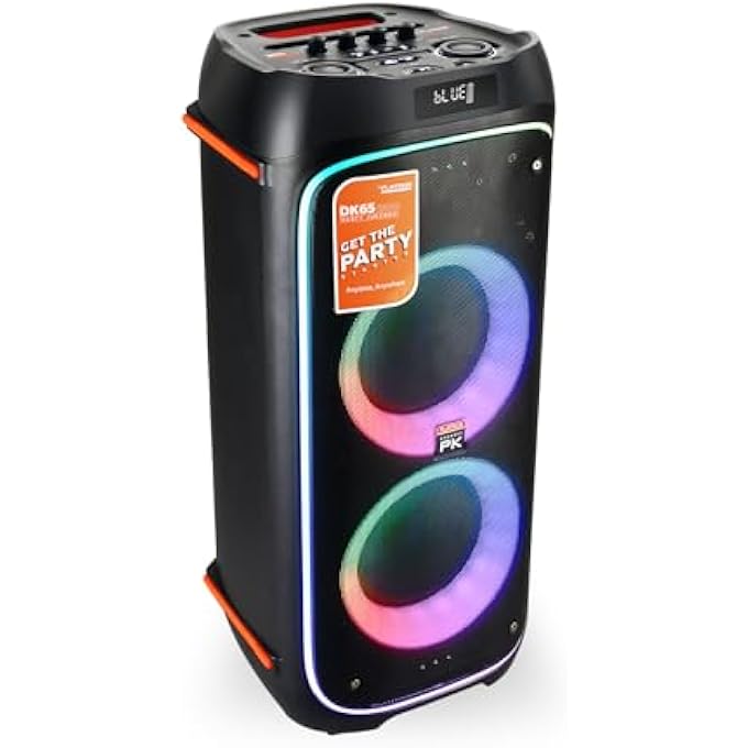 PLATINUM DK-65 DUO PARTY JUKEBOX & BUILT IN KARAOKE SPEAKER WITH 2 WIRELESS MICROPHONE HUGE SONG LIBRARY 20K ENGLISH & FILIPINO OPM TAGALOG KARAOKE SONGS INSIDE - Image 4